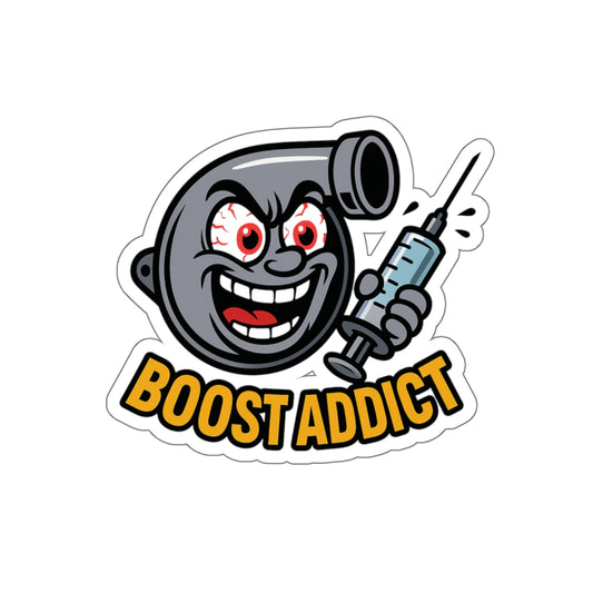 Boost Addict Die-Cut Sticker