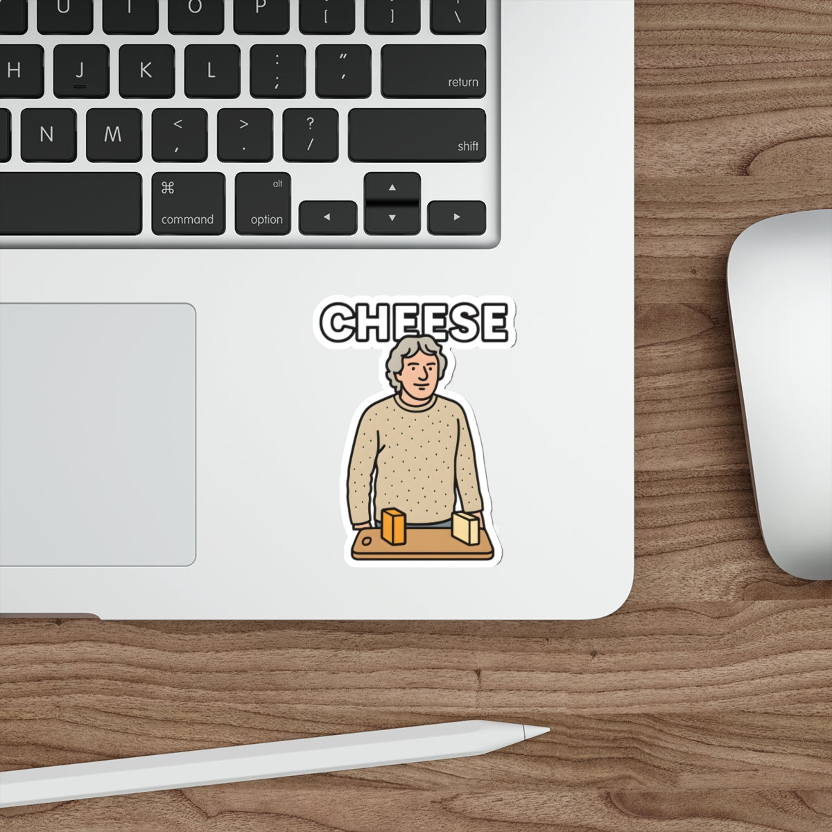 CHEESE Die-Cut Sticker