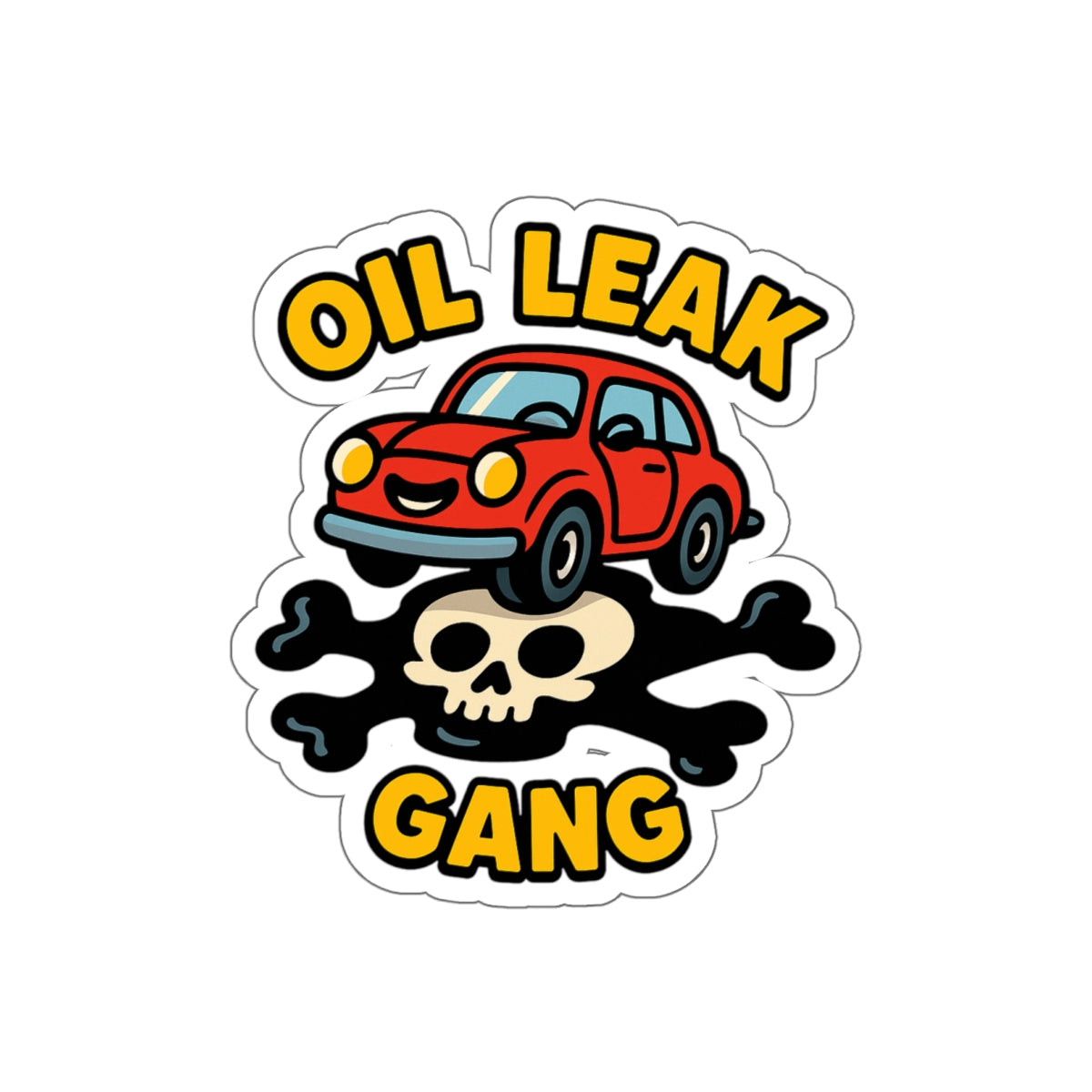 Oil Leak Gang Die-Cut Sticker