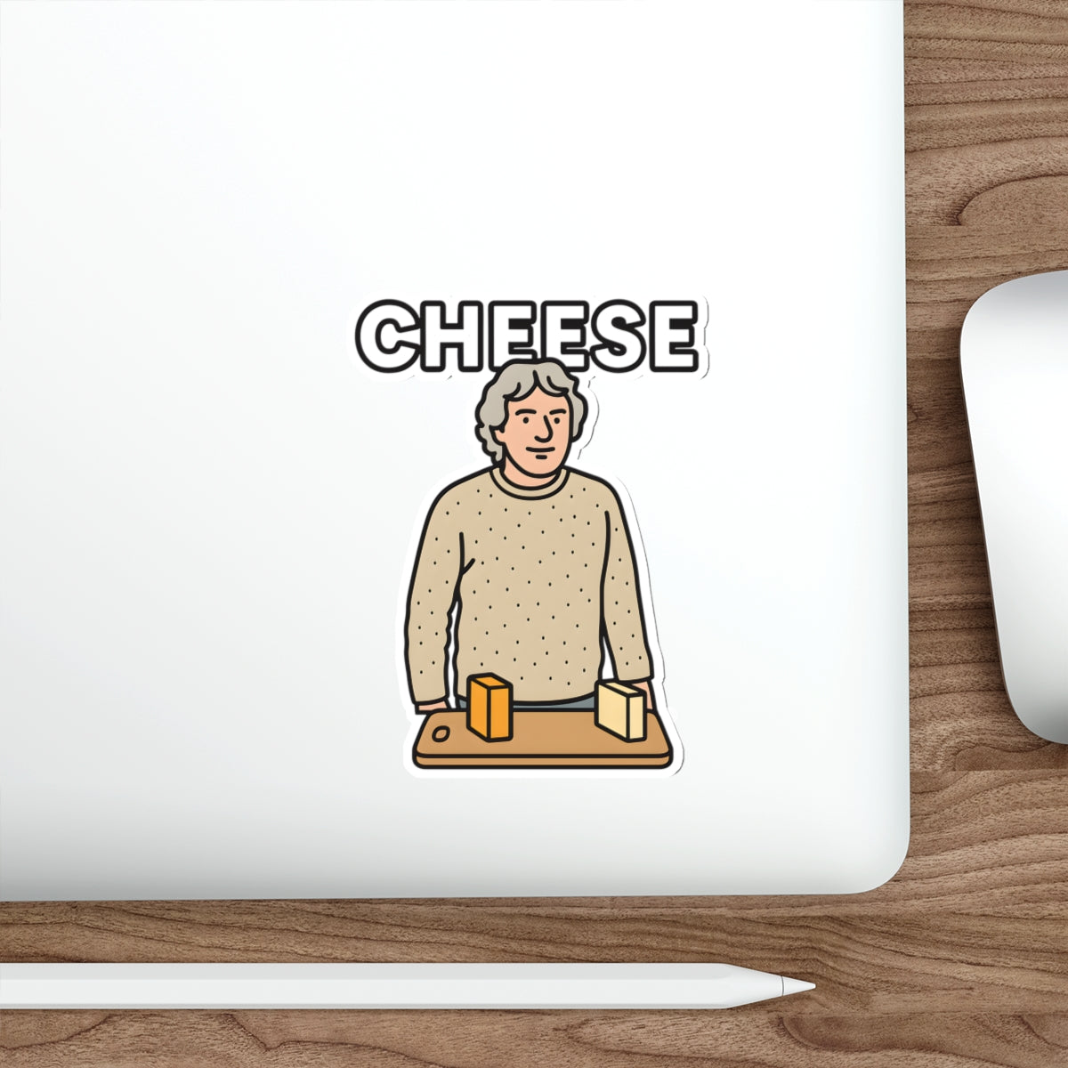 CHEESE Die-Cut Sticker