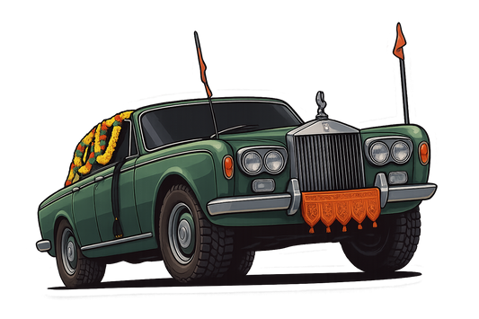 Rolls - India Special Kiss-Cut Vinyl Decal