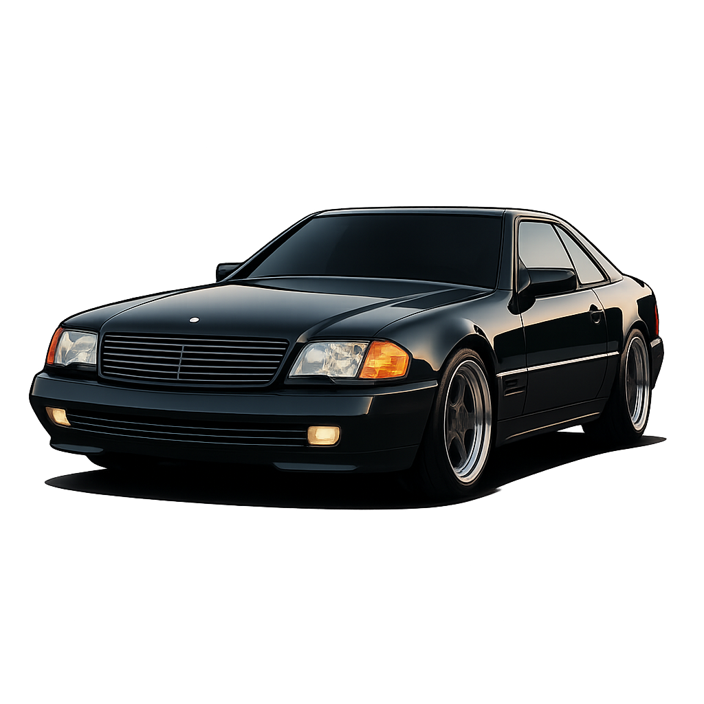Old Mercedes Kiss-Cut Vinyl Decal