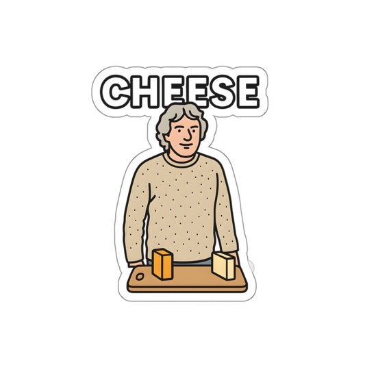 CHEESE Die-Cut Sticker